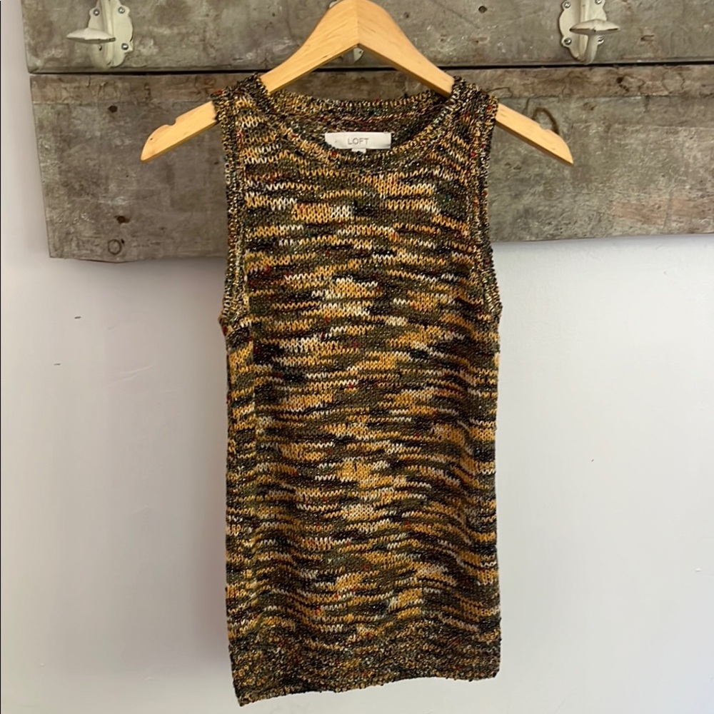 LOFT Knit Sleeveless Top